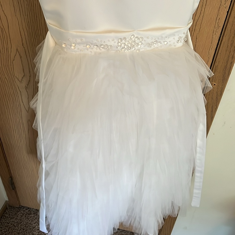 Cute fluffy dress for girls with gemstones